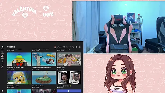 valentinauwu live